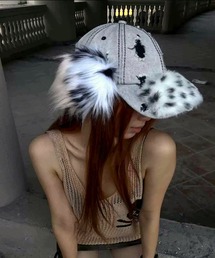 inst.ALL（インストール）の「ファー付きダメージキャップ（キャップ）」