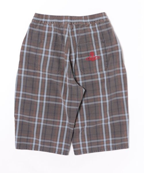 【極美品】ヴィヴィアンウエストウッド　ショートパンツ　変形　タータンチェック Vivienne Westwood（ヴィヴィアンウエストウッド）の「ﾀｰﾀﾝﾁｪｯｸﾃﾞﾆﾑﾀｯｸ