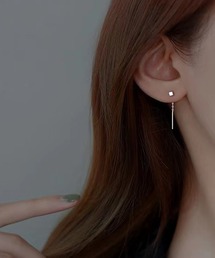 セール】K18・K14WGティアドロップピアス（ピアス（両耳用））｜con