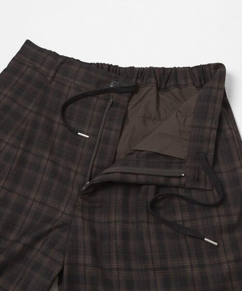 SENSE OF PLACE by URBAN RESEARCH（センスオブプレイスバイアーバンリサーチ）の「チェックバレルレッグワイドパンツ（その他パンツ・メンズ・ネイビー/ブラウン・MEDIUM/LARGE）」の12枚目の写真