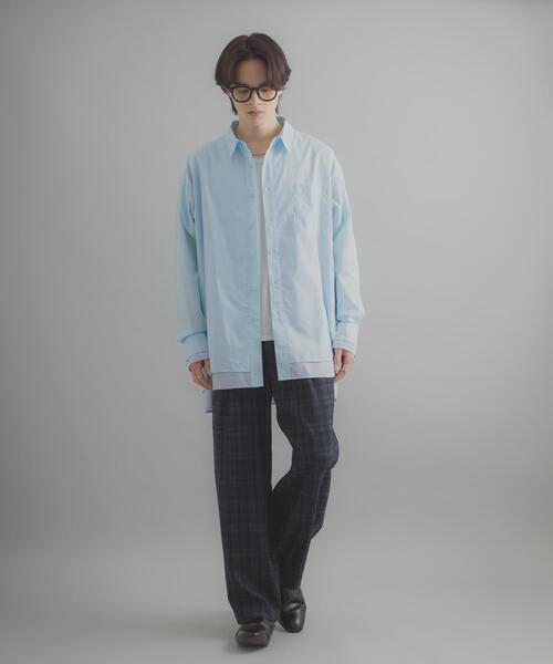 SENSE OF PLACE by URBAN RESEARCH（センスオブプレイスバイアーバンリサーチ）の「チェックバレルレッグワイドパンツ（その他パンツ・メンズ・ネイビー/ブラウン・MEDIUM/LARGE）」の13枚目の写真