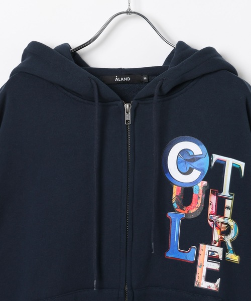 ALAND（エーランド）の「【UNISEX】ALAND／アソートプリントパーカー（ウラケ）（パーカー・レディース・グレー/イエロー/ネイビー/ブラック・MEDIUM/LARGE）」の11枚目の写真