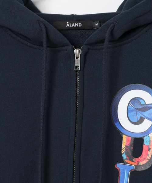 ALAND（エーランド）の「【UNISEX】ALAND／アソートプリントパーカー（ウラケ）（パーカー・レディース・グレー/イエロー/ネイビー/ブラック・MEDIUM/LARGE）」の13枚目の写真