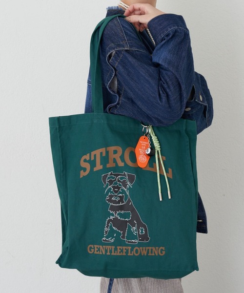 CIAOPANIC TYPY（チャオパニックティピー）の「:カラバリ豊富！A4サイズ収納可能！アソートロゴBAG（トートバッグ・レディース・グリーン/ピンク/ホワイト/ブラウン/ネイビー/オフホワイト・ONE SIZE）」の5枚目の写真