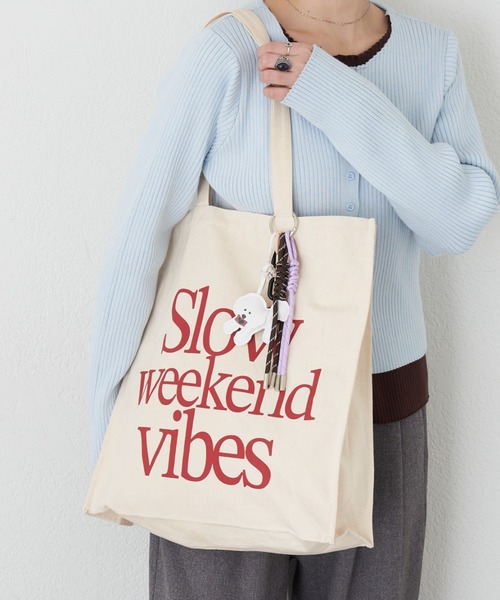 CIAOPANIC TYPY（チャオパニックティピー）の「:カラバリ豊富！A4サイズ収納可能！アソートロゴBAG（トートバッグ・レディース・グリーン/ピンク/ホワイト/ブラウン/ネイビー/オフホワイト・ONE SIZE）」の10枚目の写真