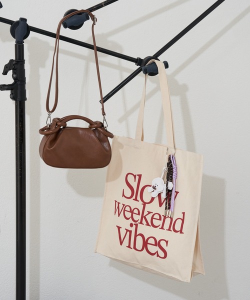 CIAOPANIC TYPY（チャオパニックティピー）の「:カラバリ豊富！A4サイズ収納可能！アソートロゴBAG（トートバッグ・レディース・グリーン/ピンク/ホワイト/ブラウン/ネイビー/オフホワイト・ONE SIZE）」の13枚目の写真