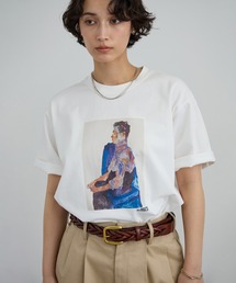 SALON adam et rope' | 【Egon Schiele for SALON】アートプリントTシャツ(Tシャツ/カットソー)
