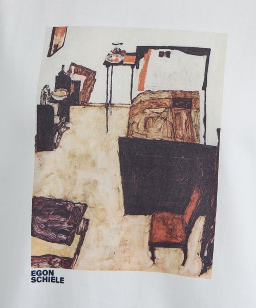 Egon Schiele for SALON】アートプリントTシャツ（Tシャツ/カットソー