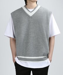 VERYVAIN（ベリベーン）の「MATE LAYER VEST (GRAY)（ベスト）」