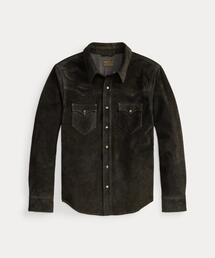 RRL（ダブル アール エル）の「スエード ウエスタン シャツ ジャケット（その他アウター）」