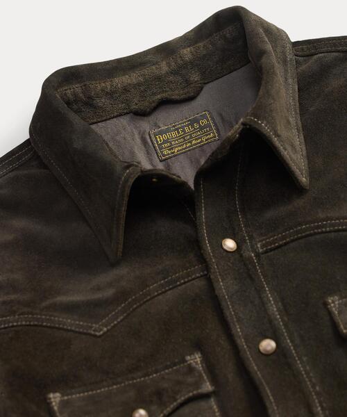 スエード ウエスタン シャツ ジャケット（その他アウター）｜RRL