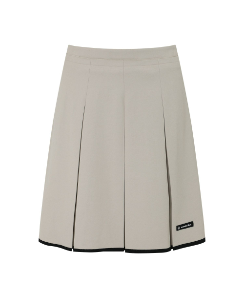 MONDAYFLOW（マンデーフロー）の「クラシックミディスカート_ベージュ（スカート・レディース・その他・X-SMALL/SMALL/MEDIUM/LARGE）」の2枚目の写真