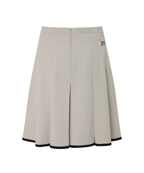 MONDAYFLOW（マンデーフロー）の「クラシックミディスカート_ベージュ（スカート・レディース・その他・X-SMALL/SMALL/MEDIUM/LARGE）」の3枚目の写真