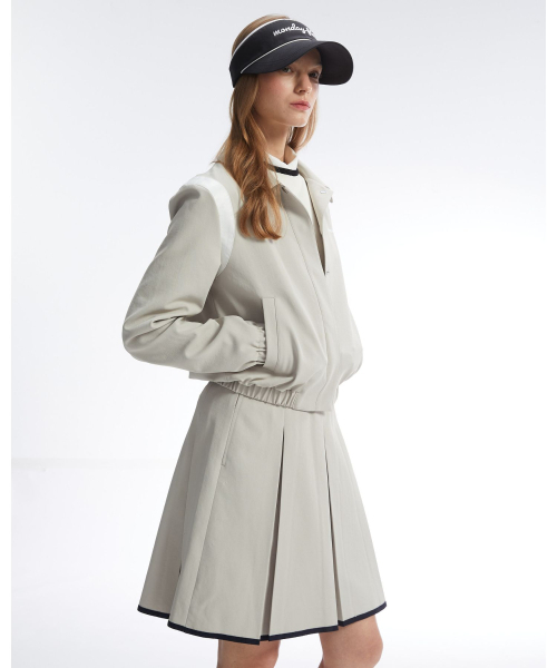 MONDAYFLOW（マンデーフロー）の「クラシックミディスカート_ベージュ（スカート・レディース・その他・X-SMALL/SMALL/MEDIUM/LARGE）」の4枚目の写真