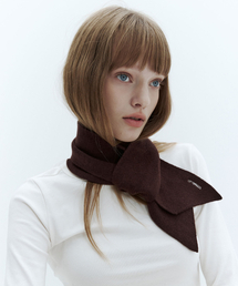CITYBREEZE（シティブリーズ）の「カシミヤニットタイマフラー_BROWN（バンダナ/スカーフ）」