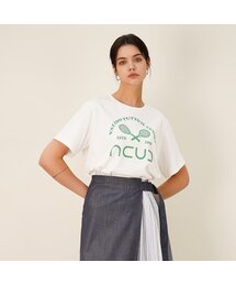 Logo Printed Half Sleeve T-shirt_White