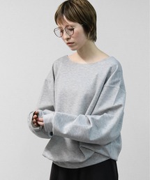 THE CELL.（ザセルドット）の「ボートネック ルーズサイズ　ボンディングスウェット　 BOAT NECK LOOSE-FIT BONDING SWEATSHIRT（スウェット）」