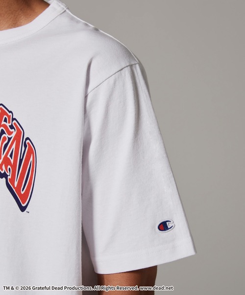 Champion(チャンピオン)の「【Champion/チャンピオン】メンズ MADE IN USA ティーテンイレブン ショートスリーブTシャツ(Tシャツ/カットソー・メンズ・ブラック/ホワイト×レッド/シルバーグレー/ホワイト・X-LARGE/LARGE/MEDIUM/SMALL)」の6枚目の写真
