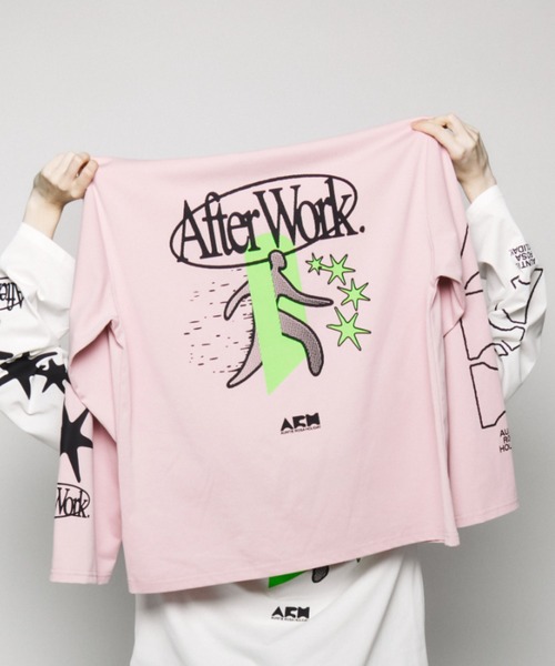 holiday ロンT オーバーサイズロンT/AfterWork（Tシャツ/カットソー）｜Auntie Rosa