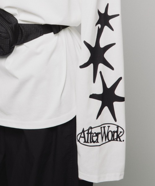 Auntie Rosa Holiday（アンティローザホリデー）の「オーバーサイズロンT/AfterWork（Tシャツ/カットソー・レディース・オフホワイト/ピンク・FREE）」の15枚目の写真