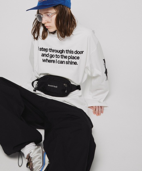 Auntie Rosa Holiday（アンティローザホリデー）の「オーバーサイズロンT/AfterWork（Tシャツ/カットソー・レディース・オフホワイト/ピンク・FREE）」の7枚目の写真