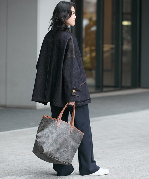 Mackintosh（マッキントッシュ）の「別注【MACKINTOSH/マッキントッシュ】HUMBIE DENIM JACKET MB：コート（ステンカラーコート・レディース・ネイビー・10/8/6）」の20枚目の写真