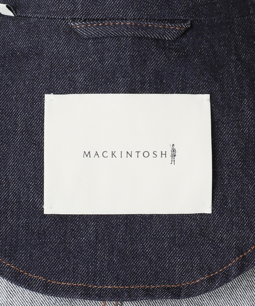 Mackintosh（マッキントッシュ）の「別注【MACKINTOSH/マッキントッシュ】HUMBIE DENIM JACKET MB：コート（ステンカラーコート・レディース・ネイビー・10/8/6）」の7枚目の写真