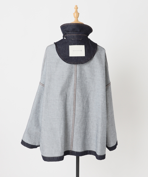 Mackintosh（マッキントッシュ）の「別注【MACKINTOSH/マッキントッシュ】HUMBIE DENIM JACKET MB：コート（ステンカラーコート・レディース・ネイビー・10/8/6）」の5枚目の写真