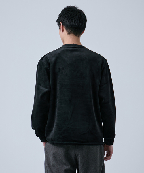 B.C STOCK(ベーセーストック)の「《追加》THERMO TEC コーデュロイプルオーバー(Tシャツ/カットソー・メンズ・アイボリー/ブラック/ベージュ・LARGE/MEDIUM)」の7枚目の写真