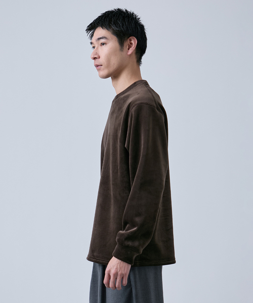 B.C STOCK(ベーセーストック)の「《追加》THERMO TEC コーデュロイプルオーバー(Tシャツ/カットソー・メンズ・アイボリー/ブラック/ベージュ・LARGE/MEDIUM)」の14枚目の写真
