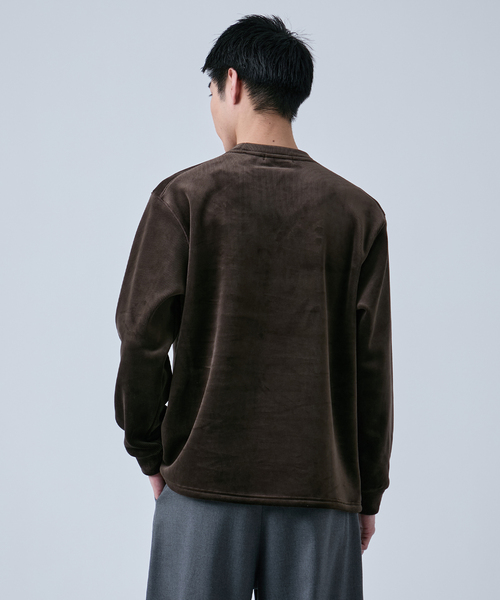 B.C STOCK(ベーセーストック)の「《追加》THERMO TEC コーデュロイプルオーバー(Tシャツ/カットソー・メンズ・アイボリー/ブラック/ベージュ・LARGE/MEDIUM)」の15枚目の写真
