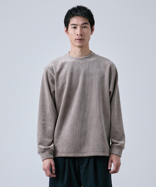 B.C STOCK(ベーセーストック)の「《追加》THERMO TEC コーデュロイプルオーバー(Tシャツ/カットソー・メンズ・アイボリー/ブラック/ベージュ・LARGE/MEDIUM)」の17枚目の写真