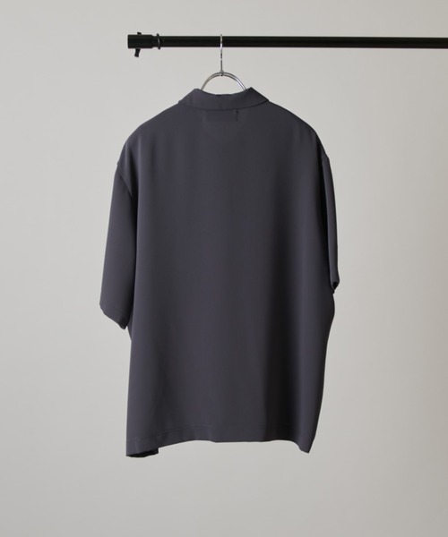 CULLNI（クルニ）の「【CULLNI exclusive for Lui's】ハーフジップ半袖ポロ（ポロシャツ・メンズ・ブラック/チャコールグレー/オフホワイト・1/2）」の12枚目の写真