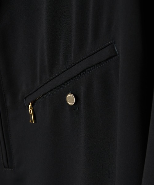 CULLNI（クルニ）の「【CULLNI exclusive for Lui's】ハーフジップ半袖ポロ（ポロシャツ・メンズ・ブラック/チャコールグレー/オフホワイト・1/2）」の15枚目の写真