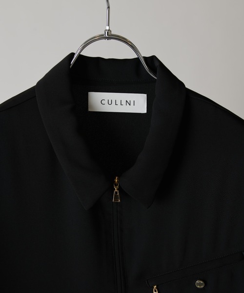 CULLNI（クルニ）の「【CULLNI exclusive for Lui's】ハーフジップ半袖ポロ（ポロシャツ・メンズ・ブラック/チャコールグレー/オフホワイト・1/2）」の10枚目の写真