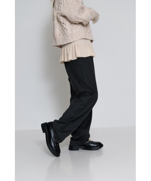 HEART MARKET(ハートマーケット)の「ハイウエストにもなる2WAYタックパンツ(その他パンツ・レディース・スミクロ/ブラック・LARGE/MEDIUM)」の7枚目の写真