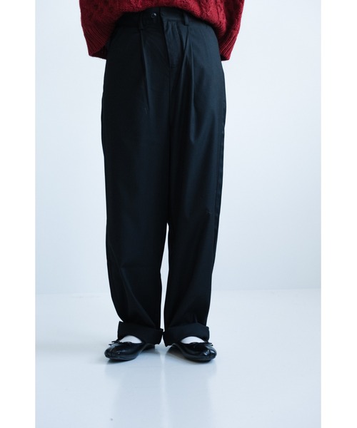 HEART MARKET(ハートマーケット)の「ハイウエストにもなる2WAYタックパンツ(その他パンツ・レディース・スミクロ/ブラック・LARGE/MEDIUM)」の12枚目の写真