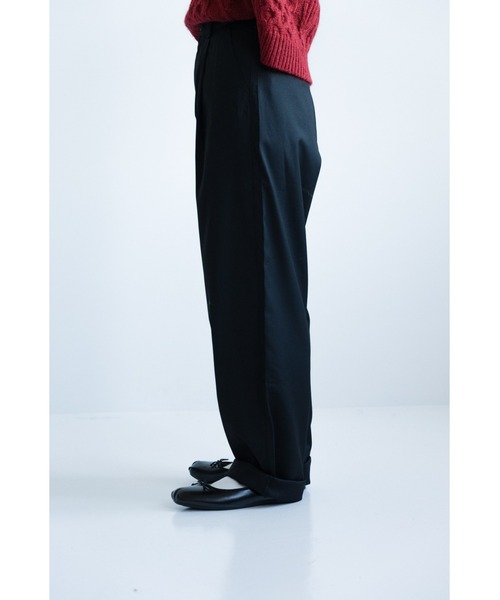 HEART MARKET(ハートマーケット)の「ハイウエストにもなる2WAYタックパンツ(その他パンツ・レディース・スミクロ/ブラック・LARGE/MEDIUM)」の13枚目の写真