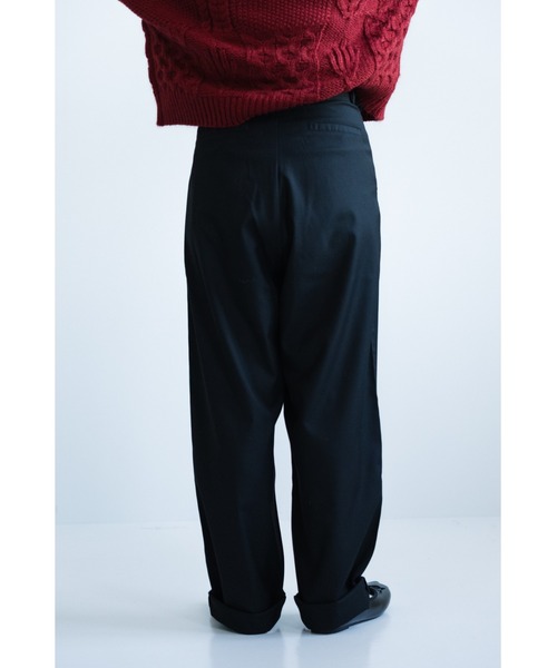 HEART MARKET(ハートマーケット)の「ハイウエストにもなる2WAYタックパンツ(その他パンツ・レディース・スミクロ/ブラック・LARGE/MEDIUM)」の14枚目の写真