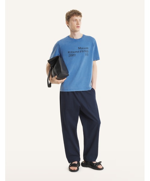 Maison Kitsune（メゾンキツネ）の「MAISON KITSUNE 2002 FADED COMFORT TEE-SHIRT（Tシャツ/カットソー・メンズ・ブラック×グレー/ブルー・XL/M/S/XS/XXS/L）」の5枚目の写真