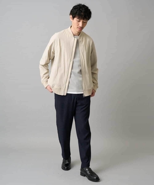 a.v.v(アーヴェヴェ)の「【イージーケア/洗濯機で洗える/毛玉になりにくい】変形ヘリンボンフェイクレイヤードカットソー(Tシャツ/カットソー・メンズ・ライトグレー/ライラック/グレー・46/50/48)」の11枚目の写真