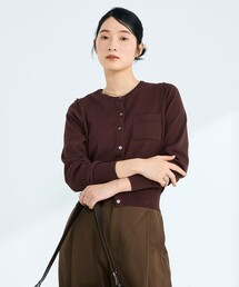 fredy emue | FR刺繍コットン混BASICカーディガン(カーディガン/ボレロ)