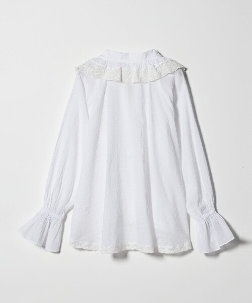 CITEN（シテン）の「＜CITEN＞レースフリルブラウス（シャツ/ブラウス・レディース・ホワイト/ブラック・FREE）」の16枚目の写真