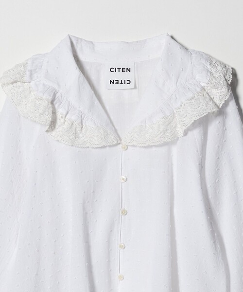 CITEN（シテン）の「＜CITEN＞レースフリルブラウス（シャツ/ブラウス・レディース・ホワイト/ブラック・FREE）」の17枚目の写真