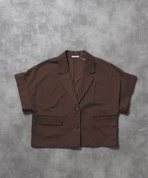 FFEIN（フェイン）の「【FFEIN（フェイン）】短丈テーラードジャケット / ジャケット レディース ポケット 短丈（テーラードジャケット）」