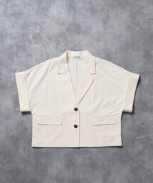 FFEIN（フェイン）の「【FFEIN（フェイン）】短丈テーラードジャケット / ジャケット レディース ポケット 短丈（テーラードジャケット）」