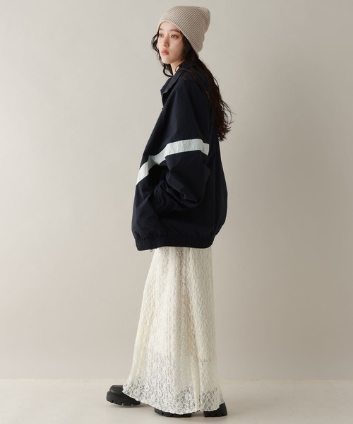 RAGEBLUE（レイジブルー）の「2WAY/パッチワークレーススカート（スカート・レディース・ホワイト/ブラック・FREE）」の9枚目の写真