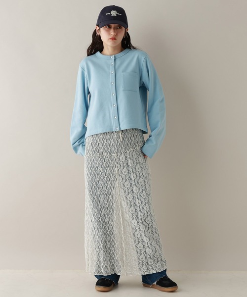 RAGEBLUE（レイジブルー）の「2WAY/パッチワークレーススカート（スカート・レディース・ホワイト/ブラック・FREE）」の11枚目の写真