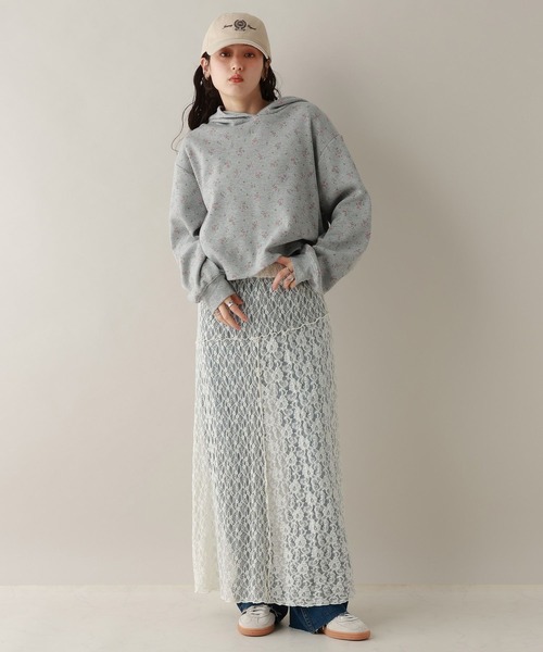 RAGEBLUE（レイジブルー）の「2WAY/パッチワークレーススカート（スカート・レディース・ホワイト/ブラック・FREE）」の13枚目の写真