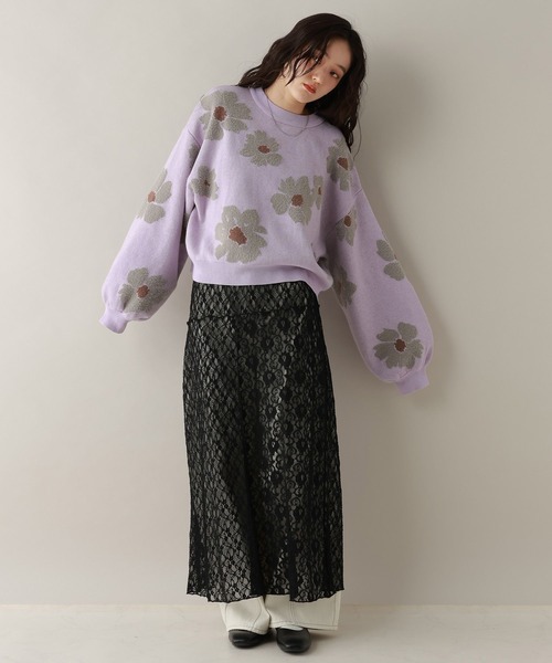 RAGEBLUE（レイジブルー）の「2WAY/パッチワークレーススカート（スカート・レディース・ホワイト/ブラック・FREE）」の18枚目の写真